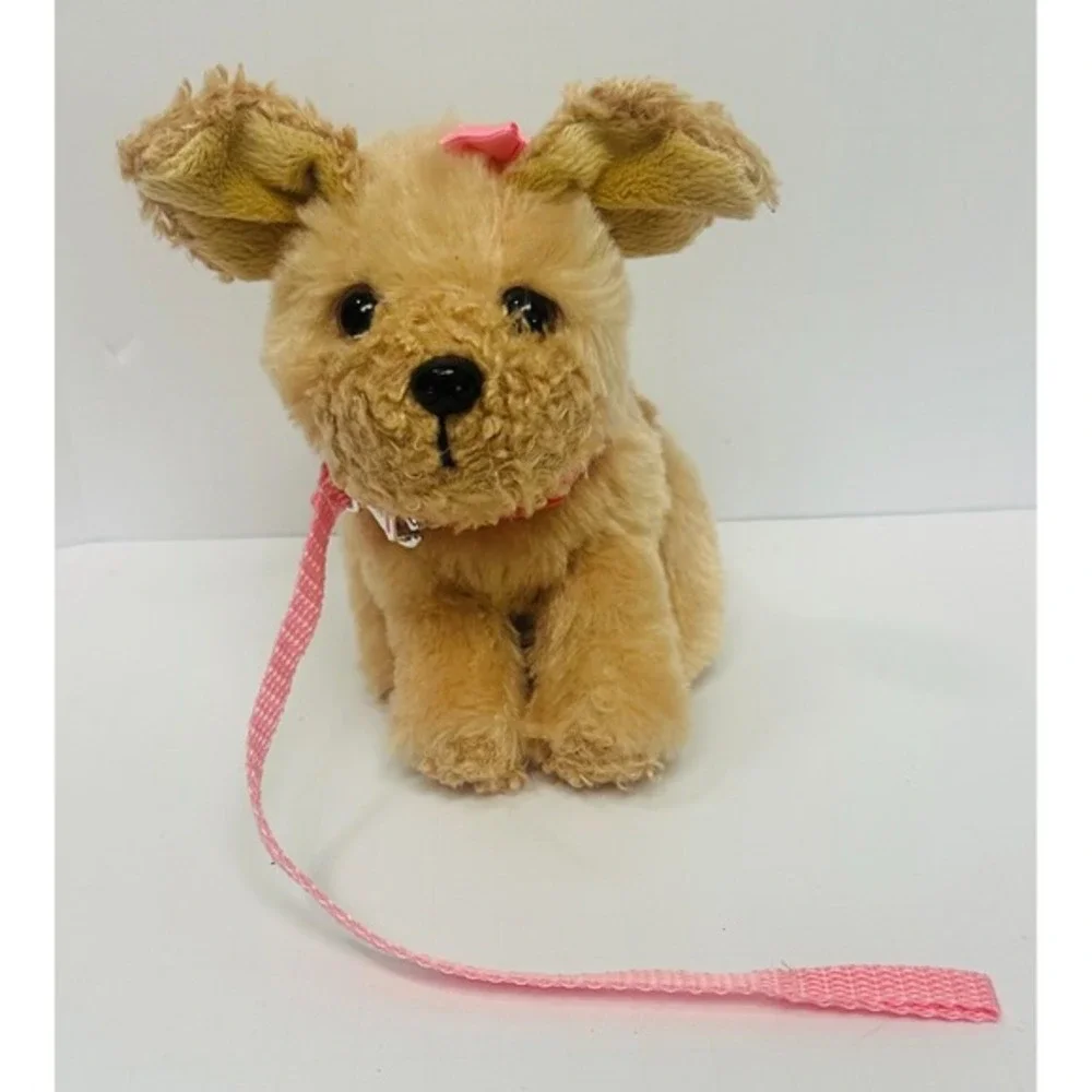 Our Generation Charm Labradoodle Dog w Pink Bow & Leash‎ 6